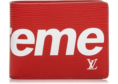 louis vuitton x supreme slender wallet epi|Slender Wallet Epi Leather .